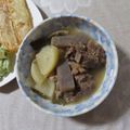 よちりん's cooksnap of when they made 牛スジと大根 蒟蒻の味噌煮.