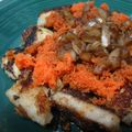 miraandleo's cooksnap of when they made 鶏胸肉カツの春にんじんおろしワインソース.