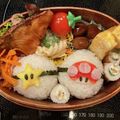 クック8367HY☆'s cooksnap of when they made キャラ弁☆スター＆きのこ（マリオ）.