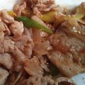 クック6DDPP8☆'s cooksnap of when they made 居酒屋風☆豚コマのピリ辛炒め.