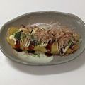 tinico's cooksnap of when they made 簡単！!たこ焼きアレンジ丸くない✴︎.