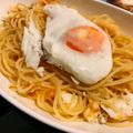 ONE★MAYU★'s cooksnap of when they made フライドエッグとハンバーグの無限パスタ♡.