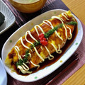 はなぴっち's cooksnap of when they made もやしでかさ増し♪とんぺい焼き.