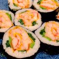 ストロベリームーン☆'s cooksnap of when they made 簡単＊バラの飾り巻きずし（恵方巻きにも）.