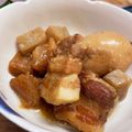 saki1230's cooksnap of when they made 簡単おかず☆板こんにゃく入り豚バラ大根.
