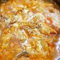 tomitomico's cooksnap of when they made 鶏手羽元と野菜のクリーミートマト煮込み.