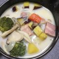 よろずやおよよ's cooksnap of when they made さつまいものミルクスープ.
