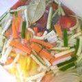comamekko's cooksnap of when they made 瓶がなくても大丈夫！！簡単ピクルス☆ミ.