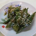 tomotin30's cooksnap of when they made おつまみにもぜひ♡オクラのみそマヨ和え♡.