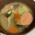 陽炎☆'s cooksnap of when they made ご馳走の一品 具だくさん秋鮭のあら汁.