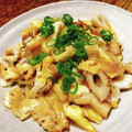 ちゃちゃまる26's cooksnap of when they made スピードおかず！竹輪とお揚げあま辛卵とじ.
