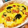 Kapolei's cooksnap of when they made パンの耳 ほうれん草の豆乳キッシュ.