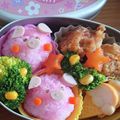 chisanaまま's cooksnap of when they made 食いしん坊♪ぶたちゃん＊キャラ弁.