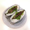 クックEBXFTK☆'s cooksnap of when they made 焼肉おにぎらず☆野球男児に人気☆.
