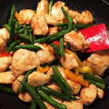 ame-ikuru's cooksnap of when they made 鶏モモ肉のオイスターソースの中華炒め.