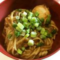 PinkyTexas's cooksnap of when they made 残ったカレーでお蕎麦屋さん風カレーうどん.