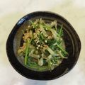 春と夏のママ's cooksnap of when they made ニンジンの葉と大根の皮のナムル.