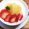 horseland's cooksnap of when they made メロゴールドのせヨーグルト.