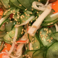 ☆yuyuneko☆'s cooksnap of when they made 定番！お手軽！きゅうりとカニカマの酢の物.