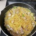 クックDKGODG☆'s cooksnap of when they made 鶏とねぎの和風パスタ.