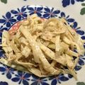 クックM6DK2O☆'s cooksnap of when they made レンジで簡単＊大根の皮サラダ.