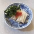 きらり流れ星's cooksnap of when they made 山芋と梅と大葉の酢和え.