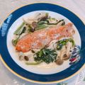 ともえcook's cooksnap of when they made 鮭のクリーム煮.
