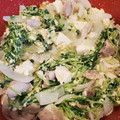 クック0W2HHN☆'s cooksnap of when they made 白だしで簡単！豆苗としめじの卵炒め.