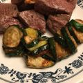 クックIB82OG☆'s cooksnap of when they made 【簡単】ズッキーニとパプリカの炒め物.