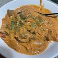 へりんぐ's cooksnap of when they made 本格的☆ビーフストロガノフ※改良版！.