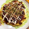 はなファブリック's cooksnap of when they made 鳥取の白菜のふわふわお好み焼き.