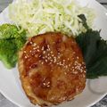 おろくにける's cooksnap of when they made 鶏つくね蓮根はさみ焼き.
