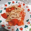 よーこ☆ガッキー's cooksnap of when they made ☆トマトのえのき胡麻ぽん和え☆.