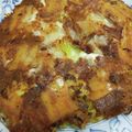 simamoyou2's cooksnap of when they made お好み焼！豚カリッ☆もちチーズとろーり♪.