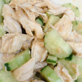 ゆーのすけ23's cooksnap of when they made 胡瓜とささみのからし酢味噌和え.