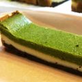 ちょこふみ's cooksnap of when they made ベイクド♬抹茶チーズケーキバー♬.