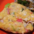 toumi's cooksnap of when they made 簡単！おかずになる♪かに玉風オムレツ♪.