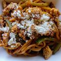 Lake☆Erie's cooksnap of when they made ひき肉のナポリタン.