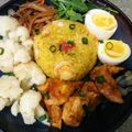 Lake☆Erie's cooksnap of when they made 簡単！お肉ホロホロ♡チキンカレーピラフ.