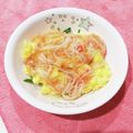 まりん☆ぶるー's cooksnap of when they made 簡単☆水菜のふんわり卵✿カニカマあんかけ.
