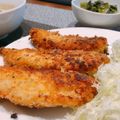 ここっこ★'s cooksnap of when they made 大葉とチーズ,梅肉のささみフライ.