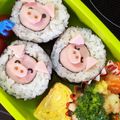 ayumistorm's cooksnap of when they made 『こぶた』の簡単巻きずし.