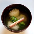 かっちゃん杉's cooksnap of when they made とろろ芋(山芋)団子の美味しい☆お吸い物.
