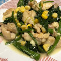 chocoraママ's cooksnap of when they made 鶏もも肉とほうれん草のチーズ炒め☆.