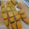 もかもかと's cooksnap of when they made レンチンだけ！甘み引き出すかぼちゃ煮.