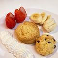 マンちゃんママ's cooksnap of when they made 簡単☆アフタヌーンティー風スコーン☆.