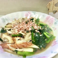 はらぺこしろうさぎ's cooksnap of when they made ほうれん草と舞茸、竹輪のさっと煮.
