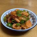sunsunよっぴい's cooksnap of when they made 魚肉ソーセージとピーマンのケチャップ炒め.