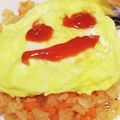 shushu0909's cooksnap of when they made 火を使わない‼レンジで簡単＊オムライス＊.
