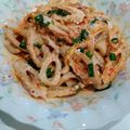つよまり's cooksnap of when they made あと一品に！キムチねぎマヨ☆チーズちくわ.